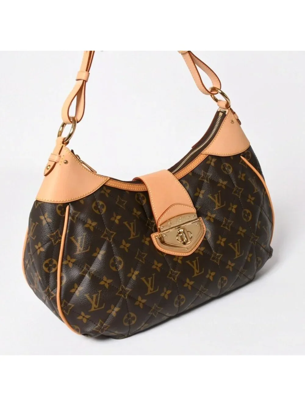 Louis Vuitton Monogram City Bag GM Bag Gold